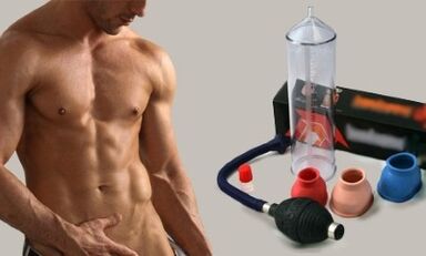 Pompe pour l'agrandissement du pénis masculin